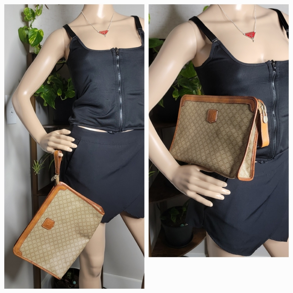 Authentic CELINE Clutch bag To Crossbody - Picture 4 of 15